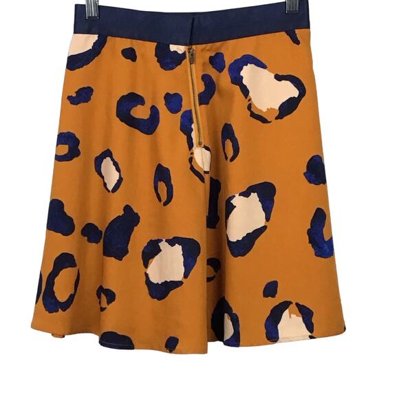 Phillip Lim x Target Animal Print High Waist A Line Mini Skirt Tan Leopard sz 4 - Picture 8 of 11